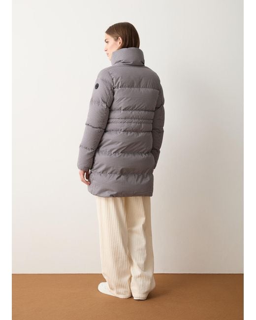 Doudoune À Col Montant Et Imprimé Pied-De-Poule, Couleur Pied De Poule, Taille Colmar en coloris Natural