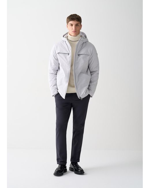 Giacca Supersoft Con Cappuccio, Colore Blade, Taglia di Colmar in White da Uomo
