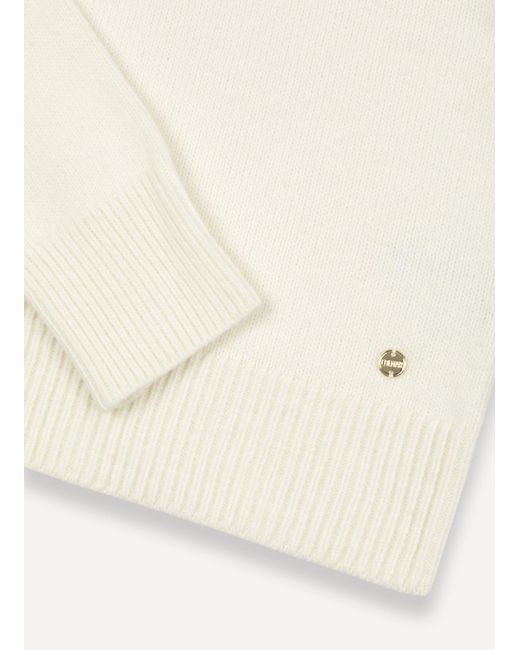 Pull À Col Roulé Ample, Couleur, Taille Colmar en coloris White