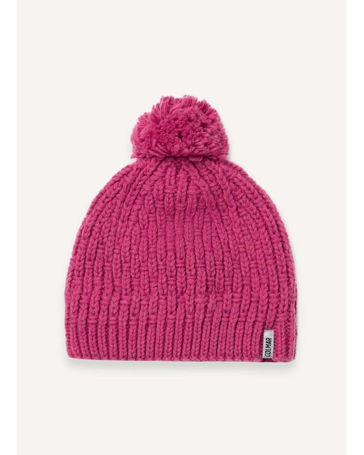 Cappello Con Pompon di Colmar in Pink
