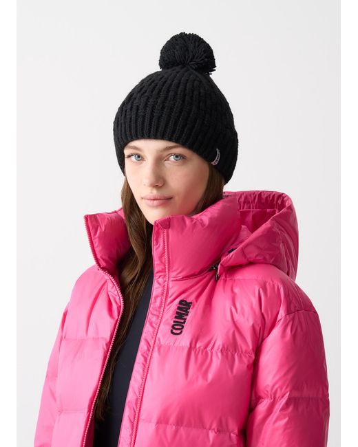 Cappello Con Pompon di Colmar in Pink