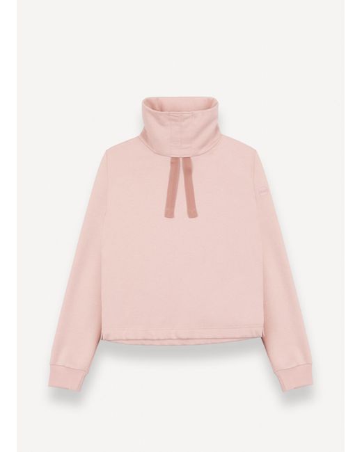 Sweat À Col Montant Avec Fentes Latérales, Couleur Milkshake, Taille Colmar en coloris Brown