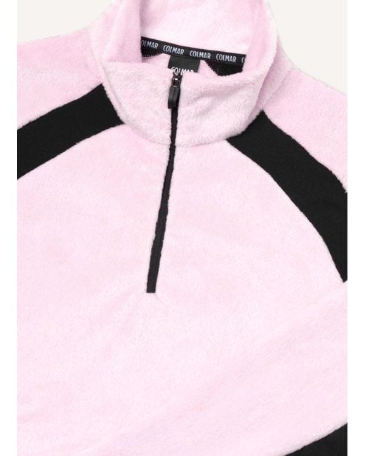 Pile Da Sci Mezza Zip di Colmar in Pink