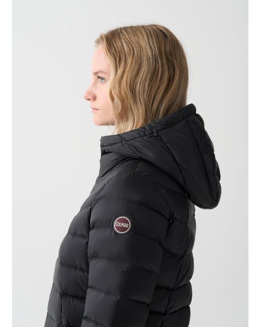 Piumino A Trapezio Con Cappuccio, Colore, Taglia di Colmar in Black