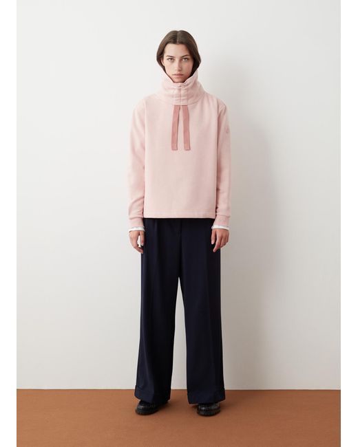 Sweat À Col Montant Avec Fentes Latérales, Couleur Milkshake, Taille Colmar en coloris Brown