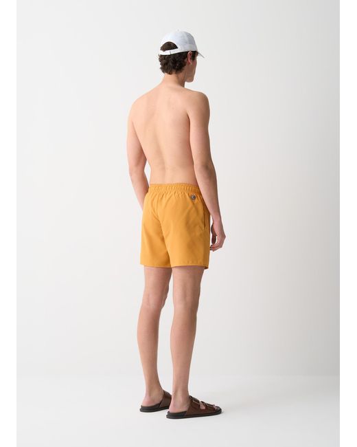 Maillot De Bain De Couleur Unie, Couleur Topaz, Taille Colmar pour homme en coloris White