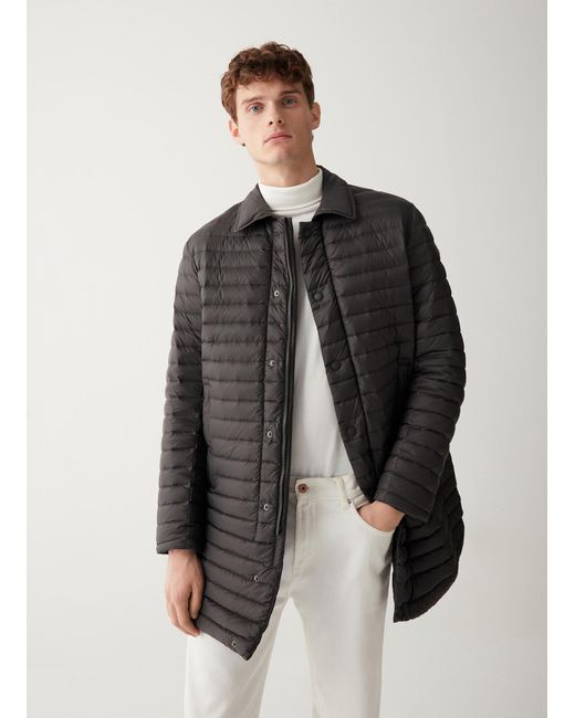 Piumino Reversibile Con Collo A Camicia, Colore: Vulcan-Nero, Taglia di Colmar in Gray