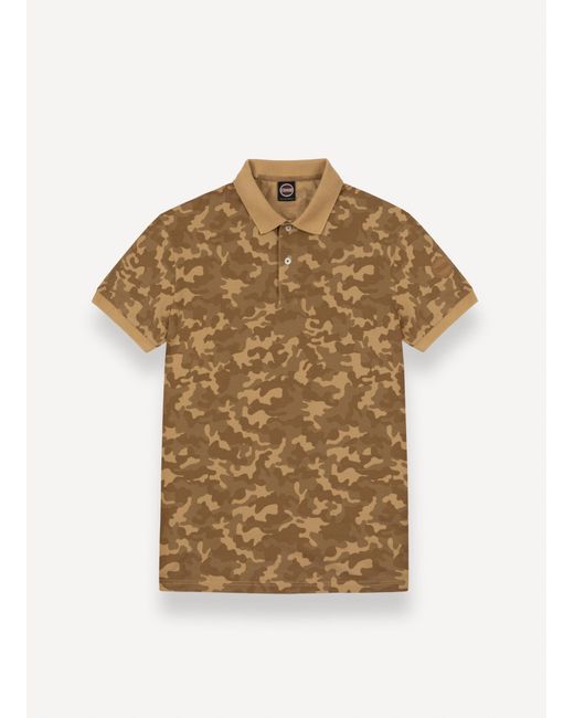 Polo Camouflage, Colore Trunk, Taglia di Colmar in Brown da Uomo