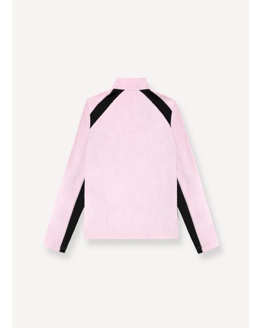 Pile Da Sci Mezza Zip di Colmar in Pink