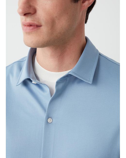 Camicia A Maniche Corte di Colmar in Blue da Uomo