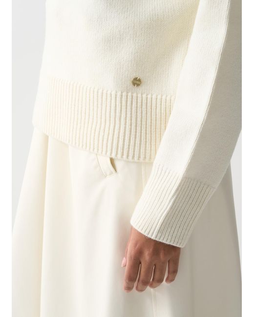 Pull À Col Roulé Ample, Couleur, Taille Colmar en coloris White