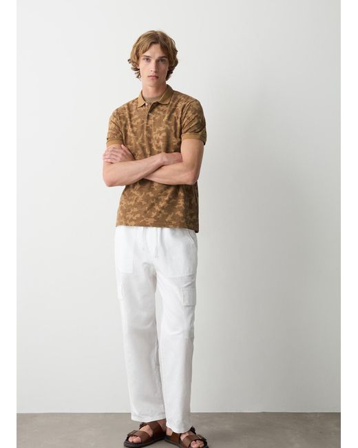 Polo Camouflage, Colore Trunk, Taglia di Colmar in Brown da Uomo