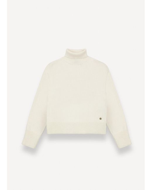Pull À Col Roulé Ample, Couleur, Taille Colmar en coloris White