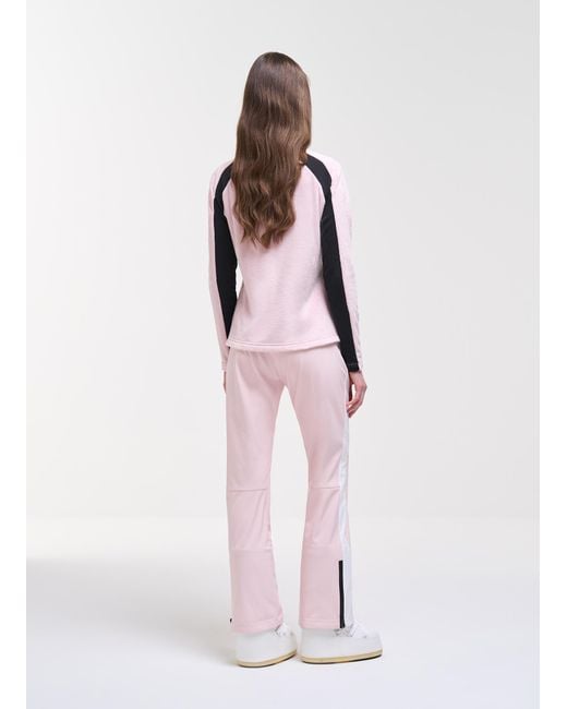 Pile Da Sci Mezza Zip di Colmar in Pink