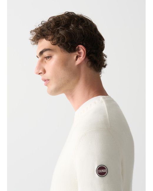 Pullover Logato di Colmar in White da Uomo