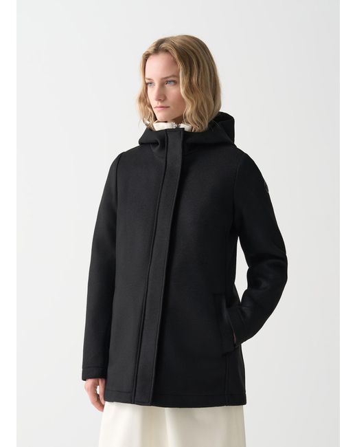 Cappotto Con Cappuccio, Colore, Taglia di Colmar in Black