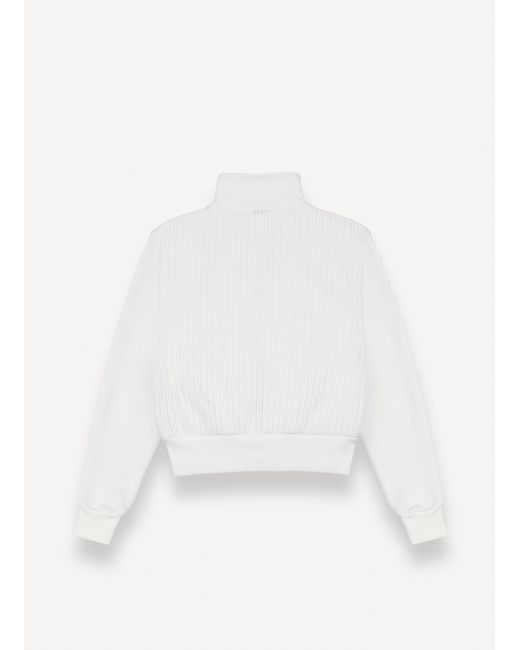 Felpa Con Zip di Colmar in White