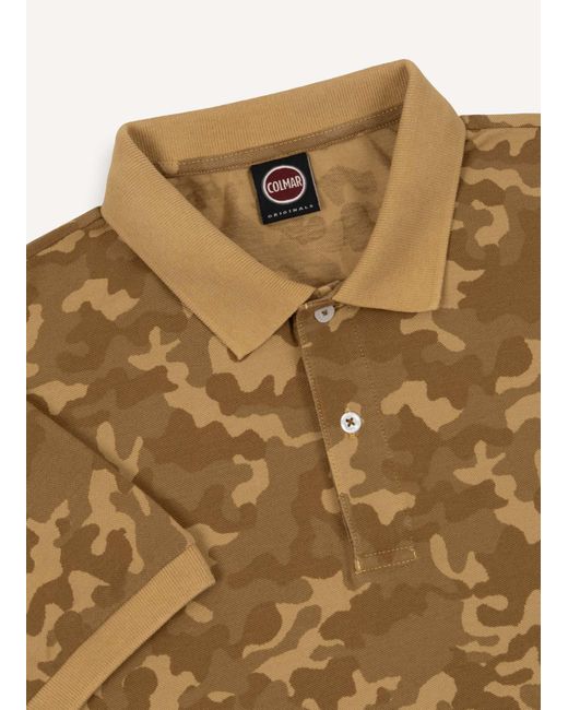 Polo Camouflage, Colore Trunk, Taglia di Colmar in Brown da Uomo