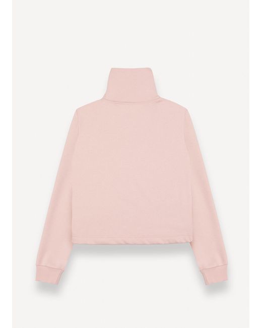 Sweat À Col Montant Avec Fentes Latérales, Couleur Milkshake, Taille Colmar en coloris Brown