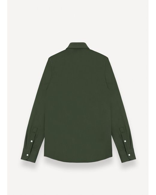 Camicia Stretch di Colmar in Green da Uomo