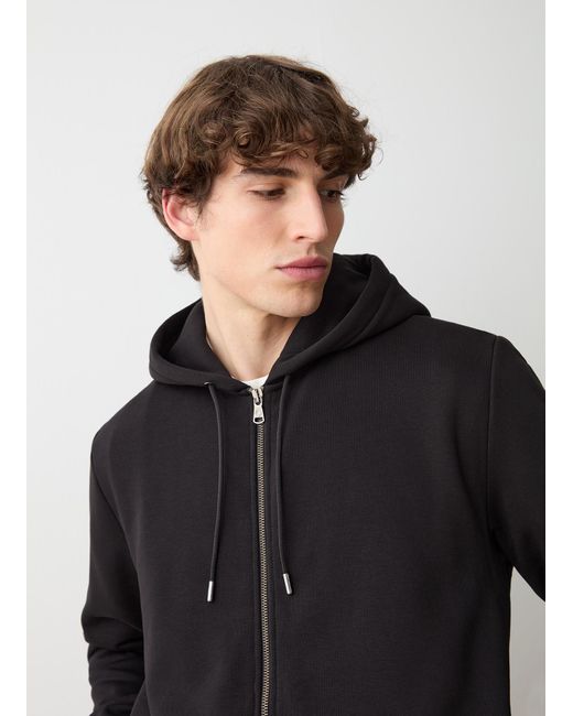 Felpa Con Cappuccio E Zip, Colore, Taglia di Colmar in Black da Uomo