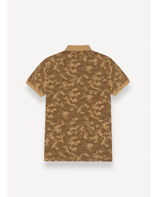 Polo Camouflage, Colore Trunk, Taglia di Colmar in Brown da Uomo