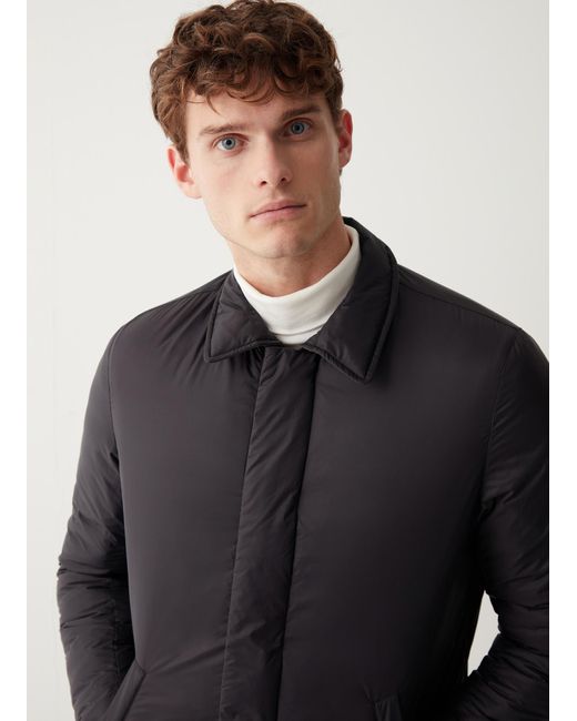Piumino Reversibile Con Collo A Camicia, Colore: Vulcan-Nero, Taglia di Colmar in Gray