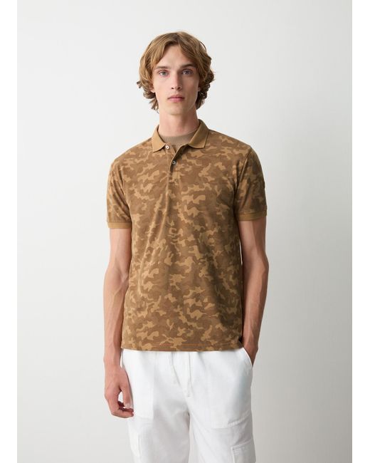 Polo Camouflage, Colore Trunk, Taglia di Colmar in Brown da Uomo