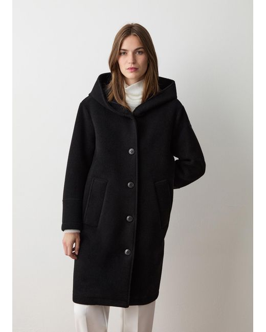 Cappotto Con Cappuccio di Colmar in White