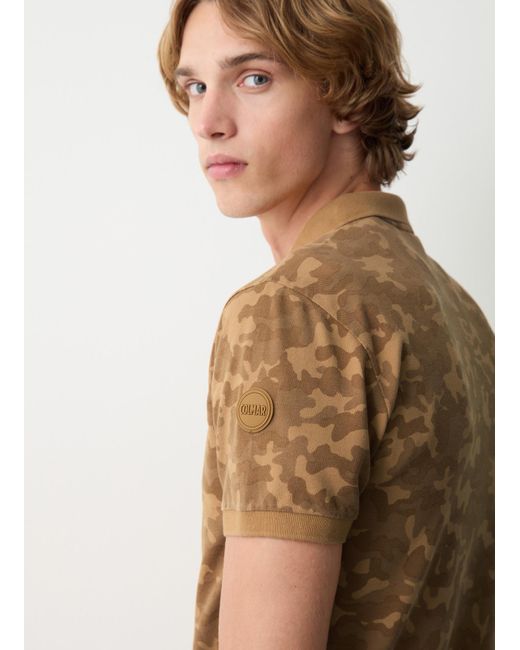 Polo Camouflage, Colore Trunk, Taglia di Colmar in Brown da Uomo