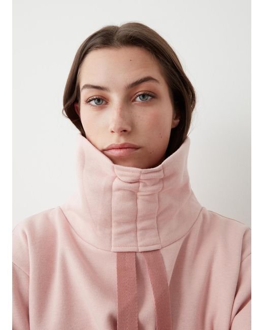 Felpa Collo Alto Con Spacchetti Laterali, Colore Milkshake, Taglia di Colmar in Brown