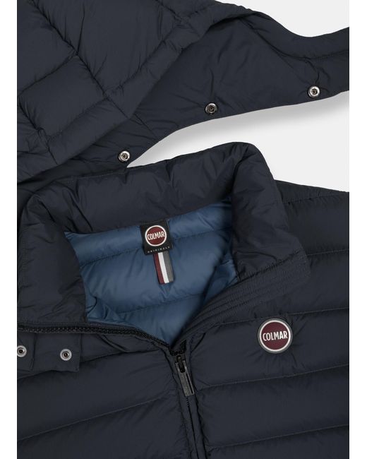 Gilet Con Cappuccio, Colore, Taglia di Colmar in Blue da Uomo