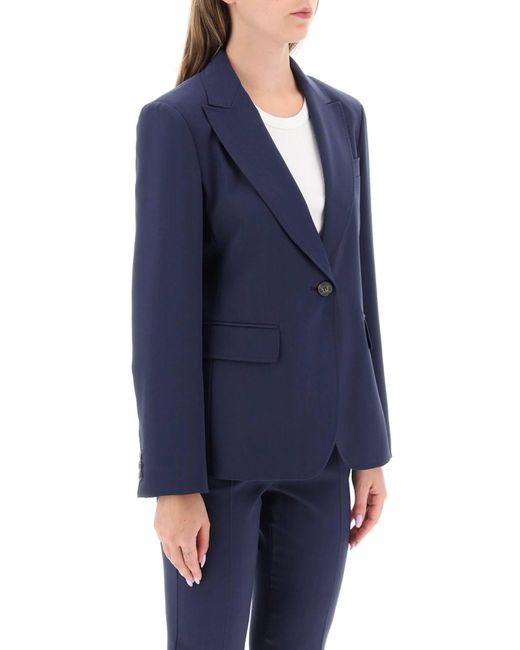Giacca monopetto 'Valda' di Weekend by Maxmara in Blue