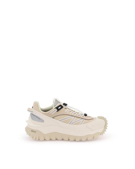 Moncler White Trailgrip Sneakers for men