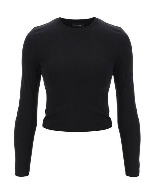 Wardrobe NYC Black Long-Sleeved T-Shirt