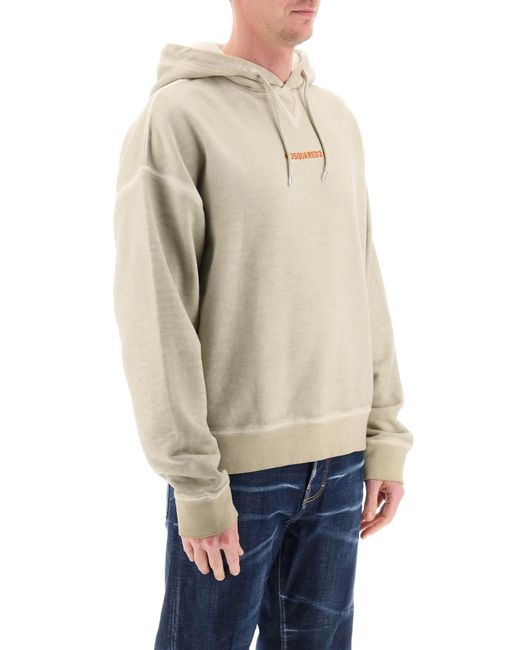DSquared² Natural Cipro Fit Hoodie for men