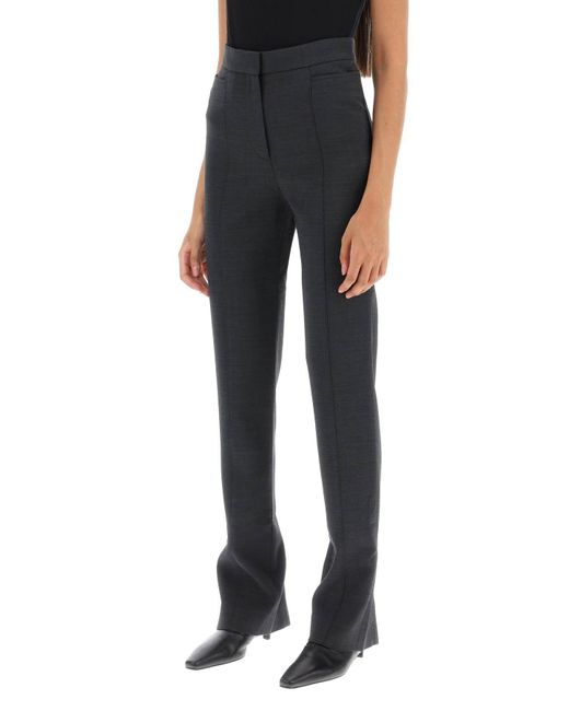 TotÃªme Slim Pants With Flared Cut in Blue | Lyst