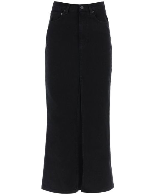 Balenciaga Black Maxi Skirt