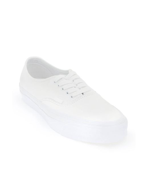 Sneakers Authentic Reissue 44 In Pelle Martellata di Vans in White