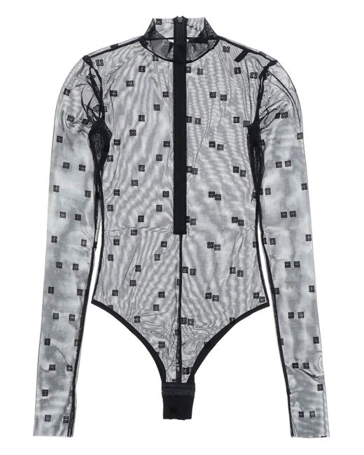 Givenchy Gray 4g Bodysuit