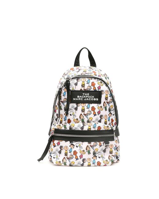 Marc Jacobs White Peanuts X The Large Backpack