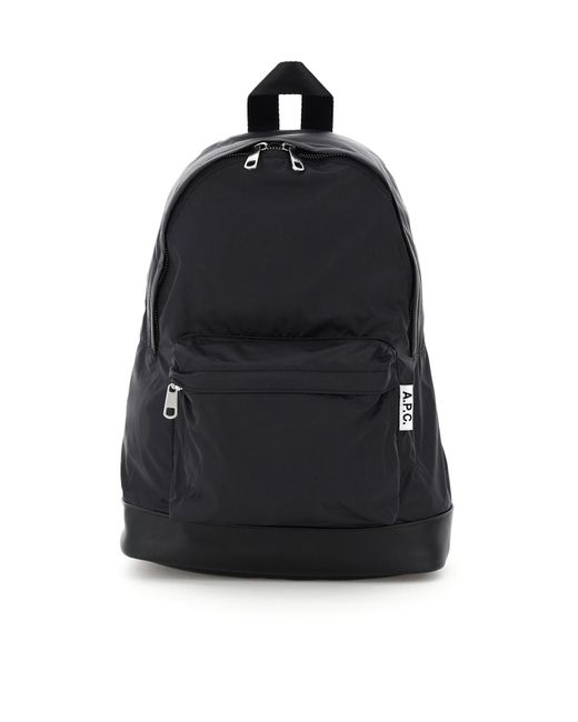 A.P.C. Nylon Backpack in Black for Men Lyst