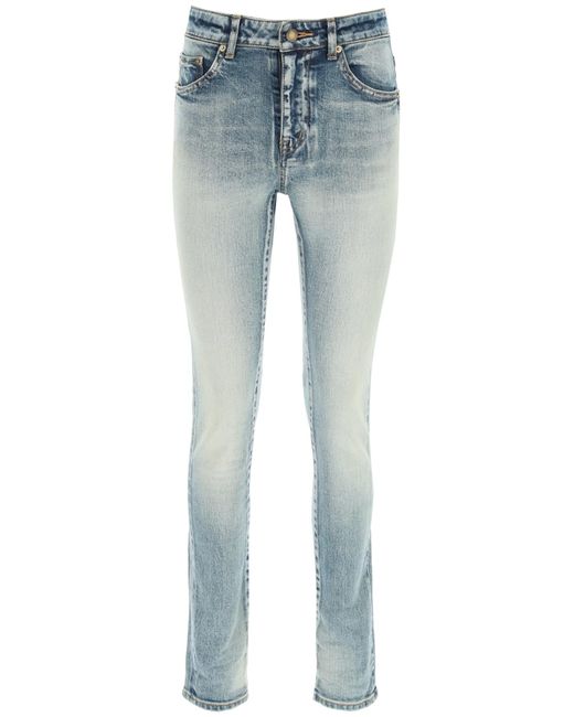 Saint Laurent Blue Skinny Denim Jeans
