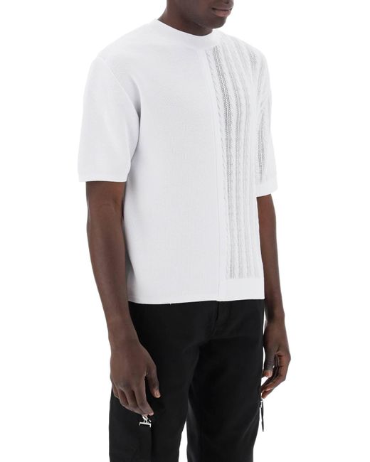 Jacquemus White Knit Top The High Game Knit for men