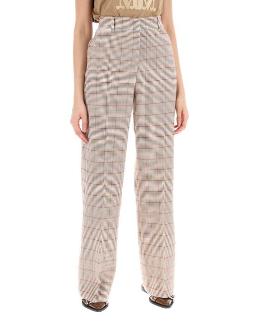 Weekend by Maxmara Natural Freda Houndstooth Patterned