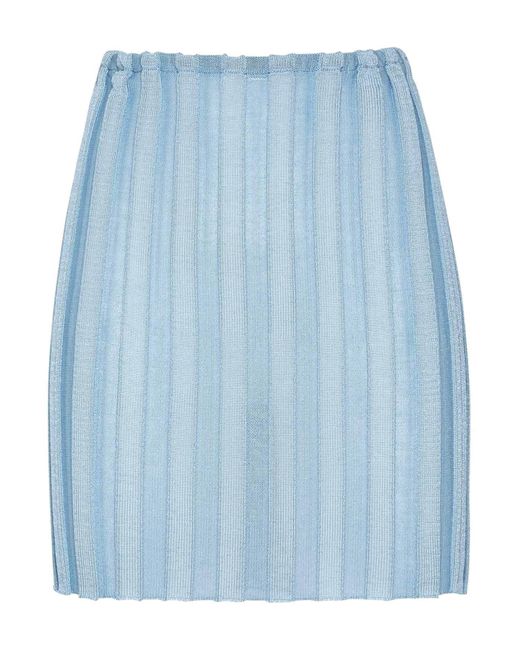 a. roege hove Blue Katrine Mini Skirt