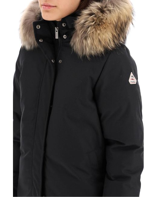 Pyrenex Synthetic Bordeaux Water-repellent Parka in Black - Lyst