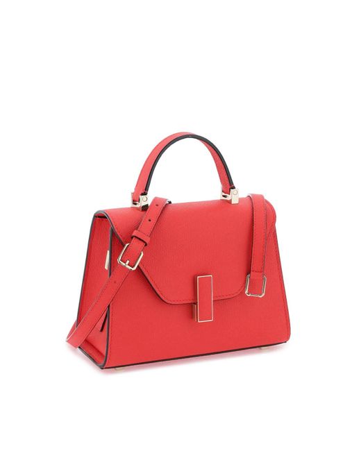 Valextra Red Iside Micro Handbag