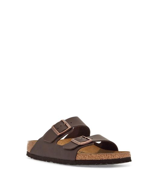 Birkenstock Brown Arizona Slides Narrow Fit