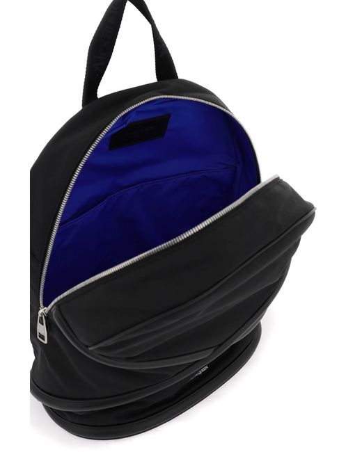 Alexander McQueen Black Harness Backpack for men